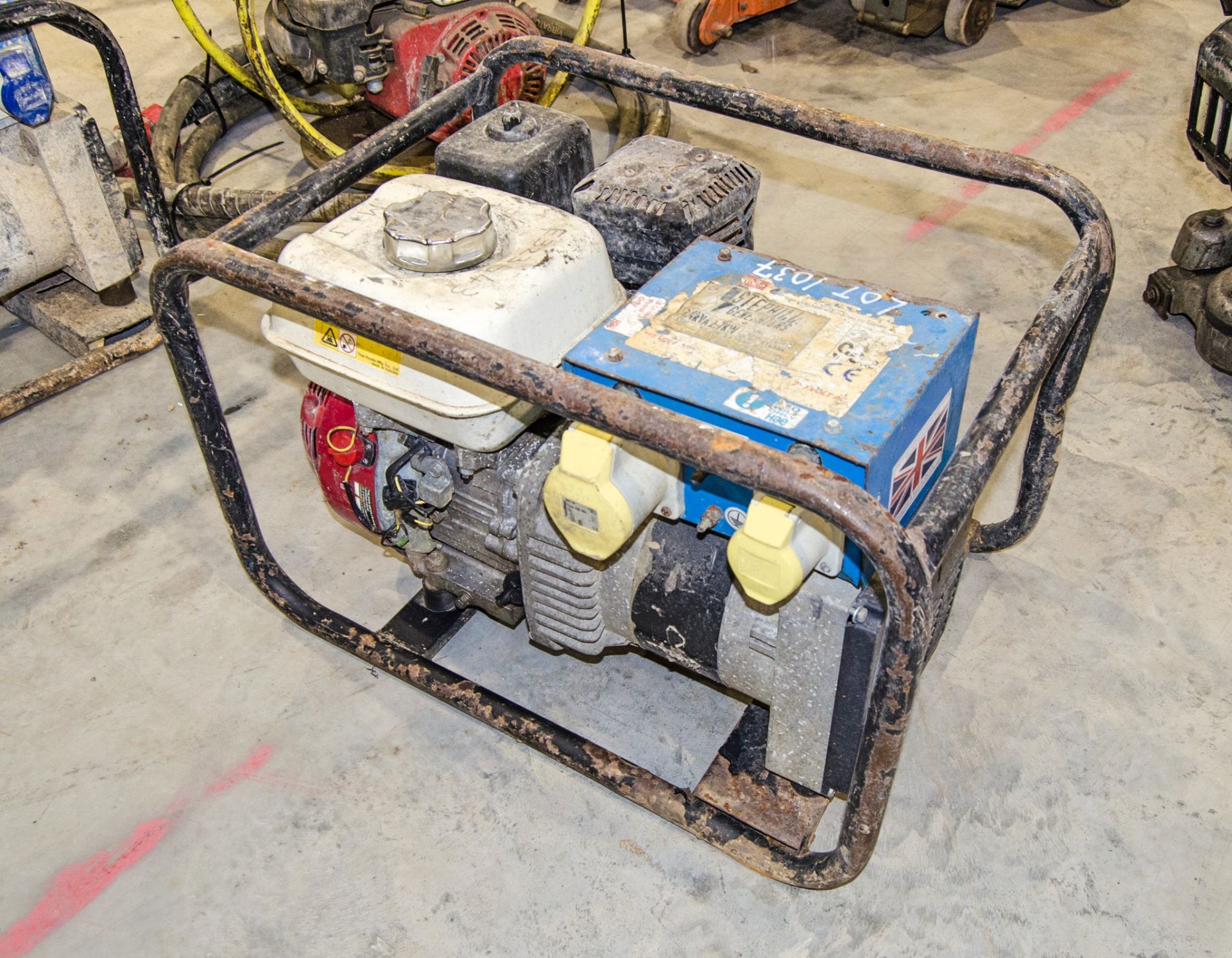 Stephill 110v/240v 3 kva petrol driven generator E323643 - Image 2 of 2