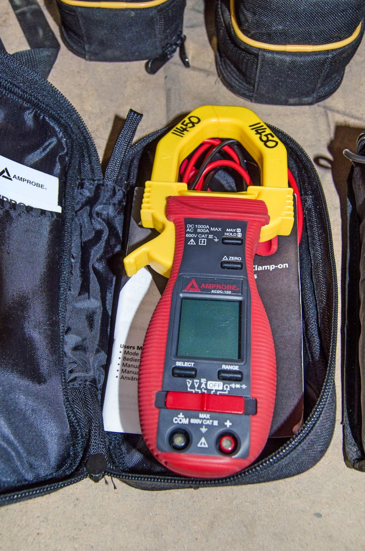 Amprobe ACDC100 clamp on multimeter c/w carry case AS11450