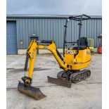 JCB 8008 CTS 0.8 tonne rubber tracked micro excavator Year: 2017 S/N: 1930304 Recorded Hours: 1126
