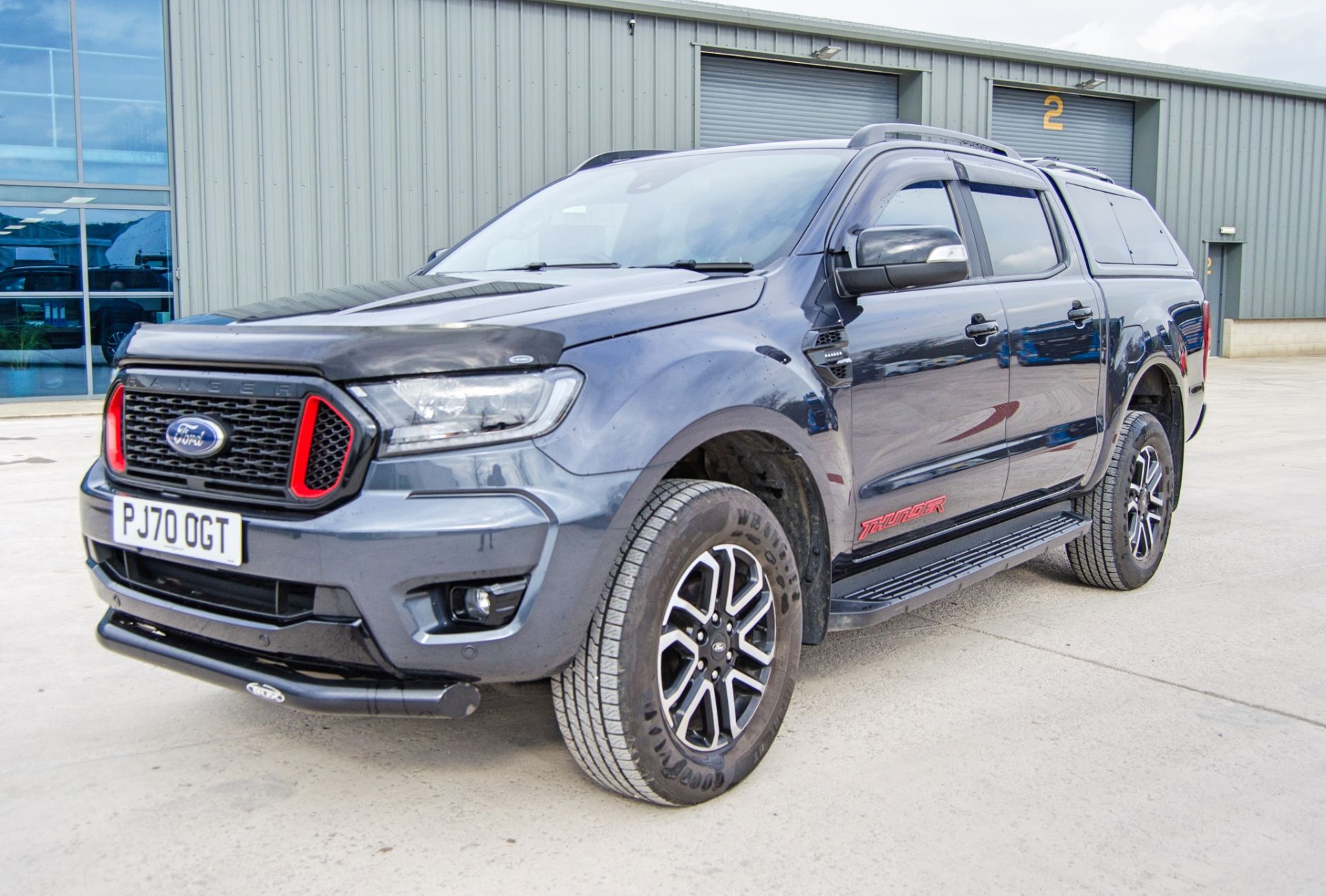 Ford Ranger Thunder 1996cc Ecoblue 4x4 automatic pick up Registration Number: PJ70 OGT Date of