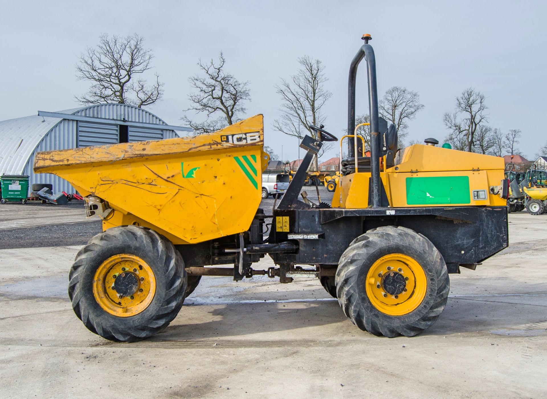 JCB 6 tonne straight skip dumper Year: 2016 S/N: EGGRK0309 Recorded Hours: 1383 A727185 - Image 7 of 23