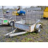 Hazlewood single axle traffic light trailer Bed size: 4ft 7 inch wide x 4ft long A786536
