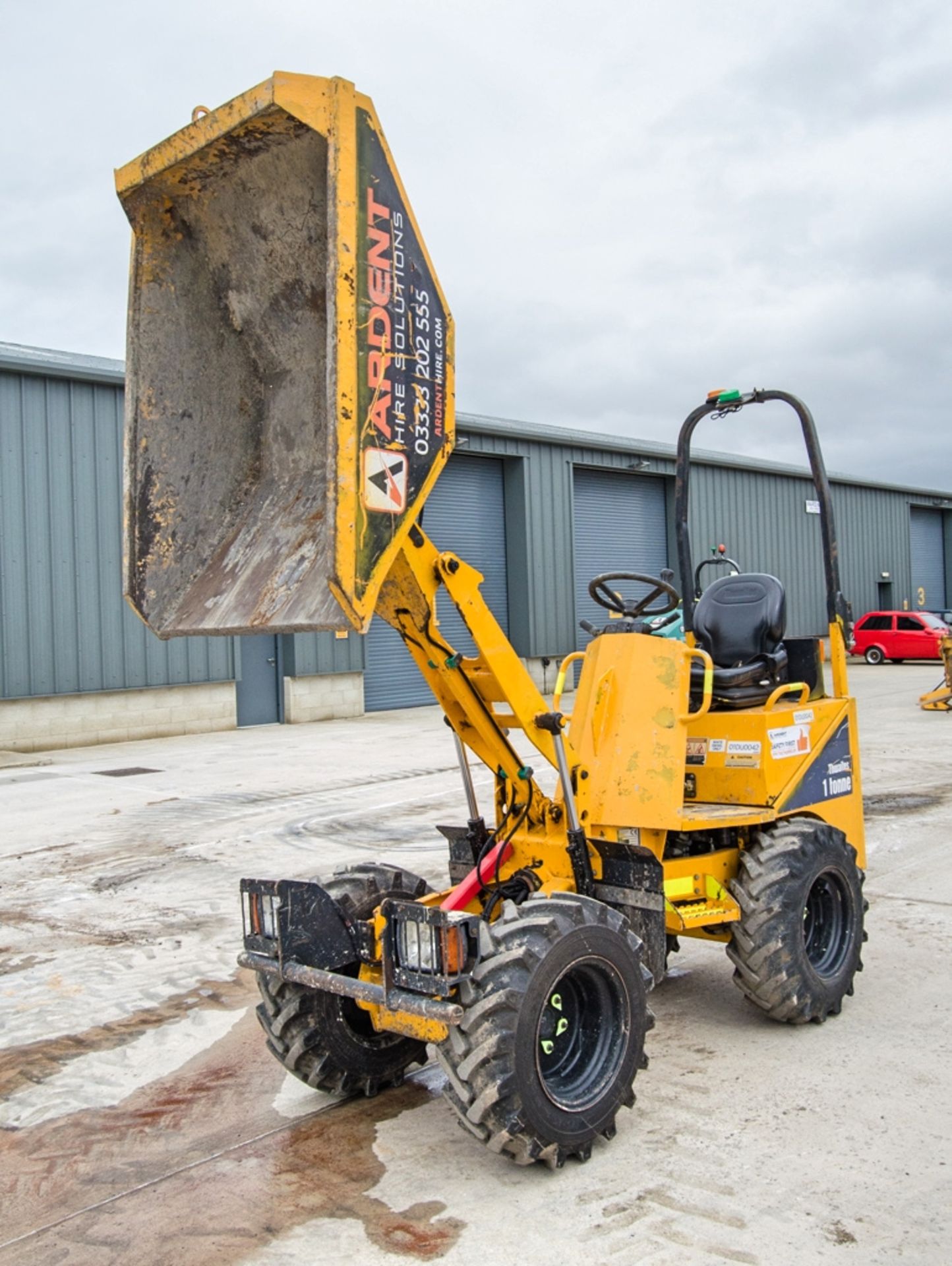 Thwaites 1 tonne hi-tip dumper Year: 2018 S/N: 1817E1426 Recorded Hours: 1182 01DU0042 - Image 9 of 23