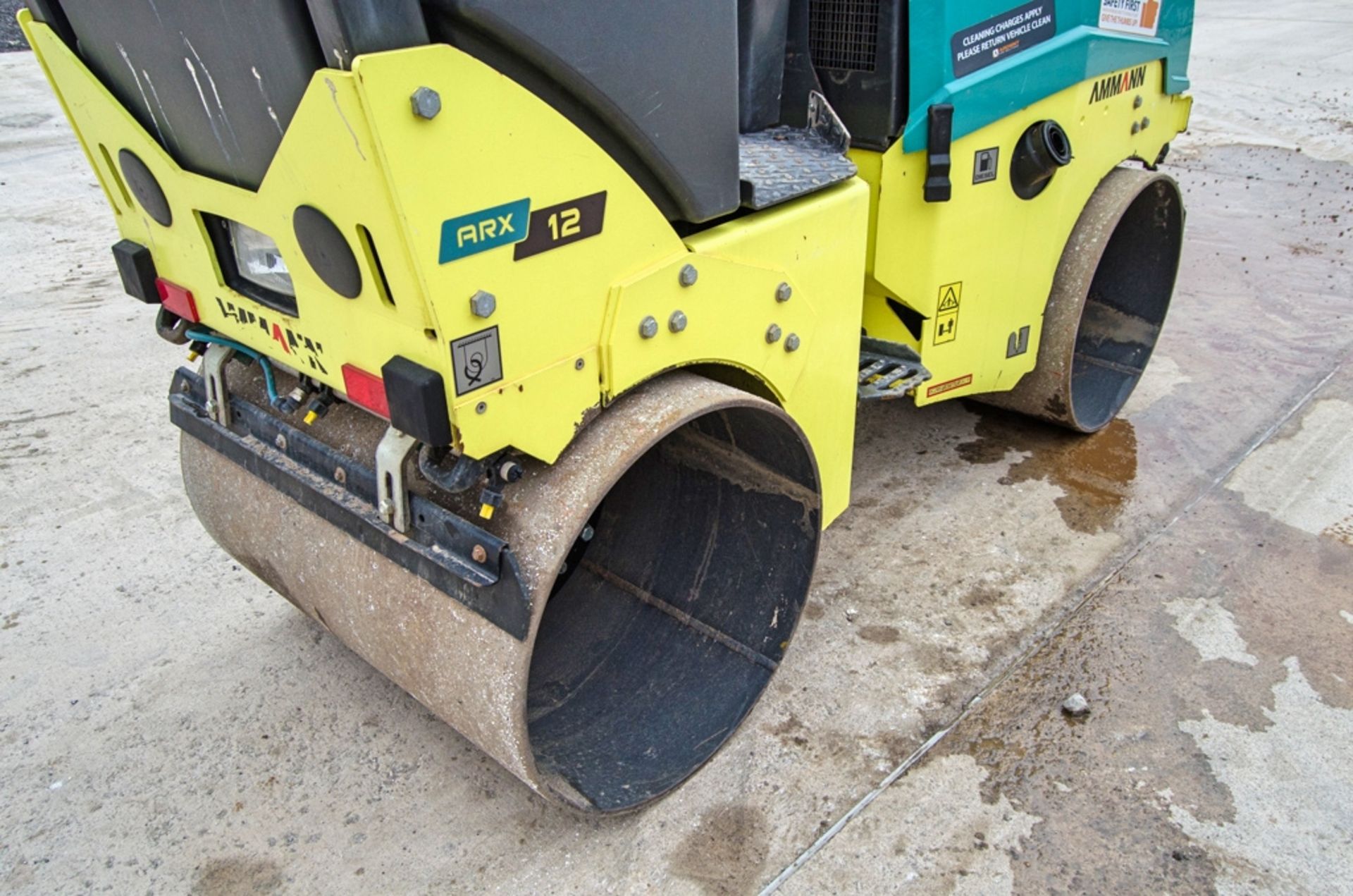 Ammann ARX12 double drum ride on roller Year: 2021 S/N: 3003619 Recorded Hours: 277 RTD080052 - Image 10 of 20