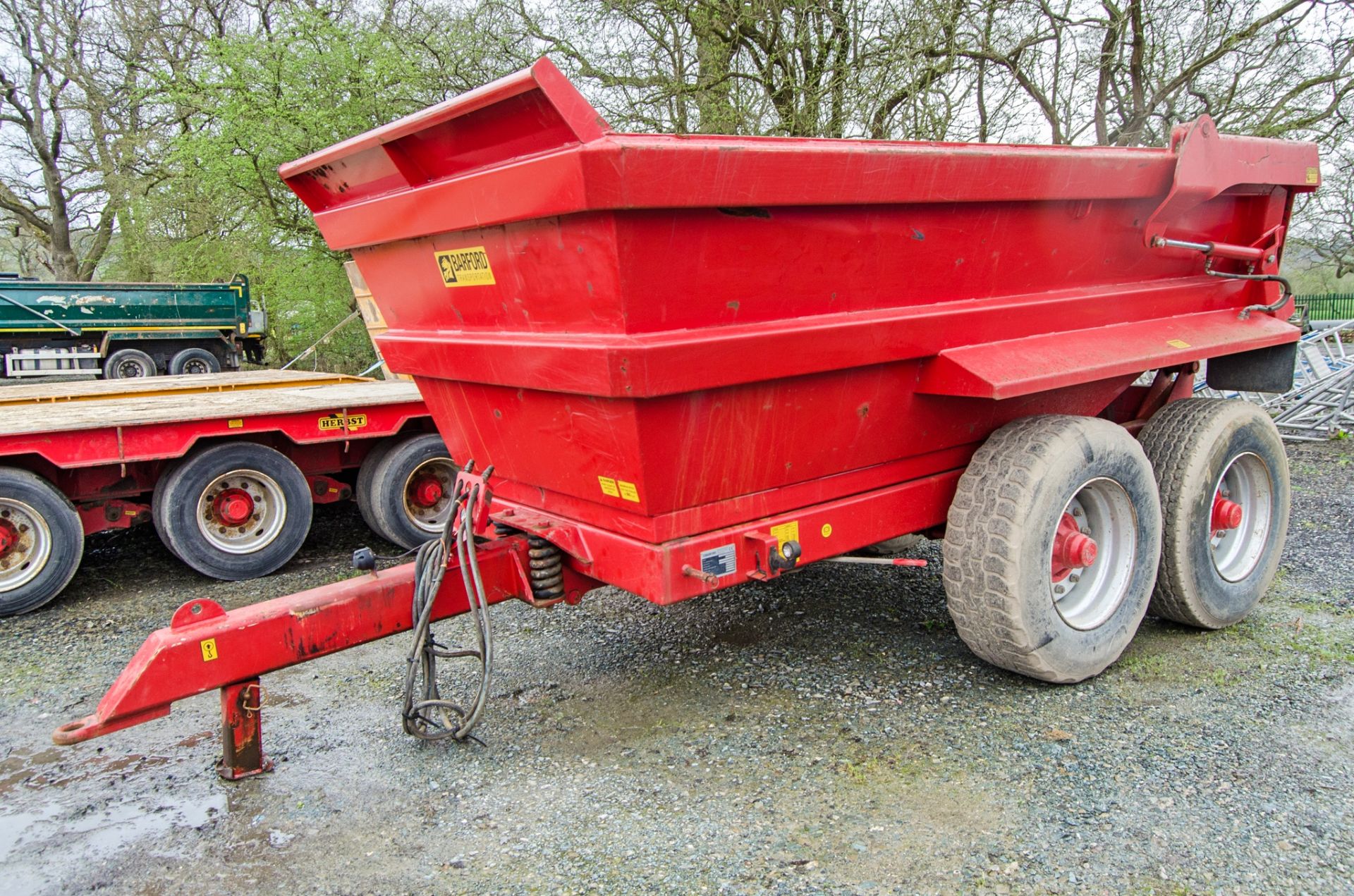 Barford D15 15 tonne dump trailer Year: 2021 S/N: 400125