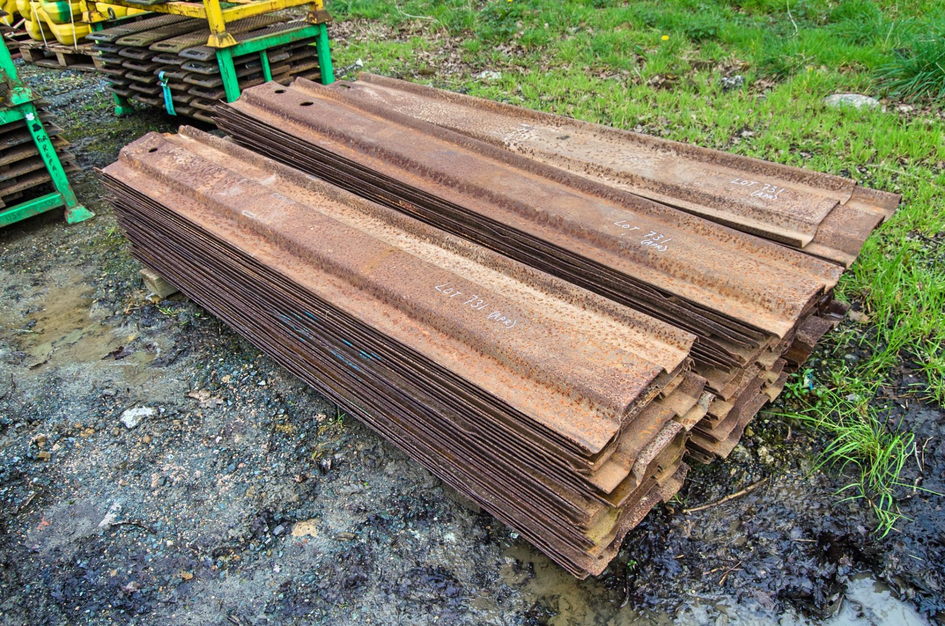 3 - stacks of 6 ft sheet piles