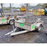 Hazlewood single axle traffic light trailer Bed size: 4ft 7 inch wide x 4ft long A786537