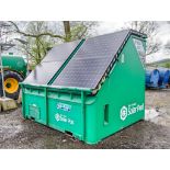 Autosmart Solar Pod solar/diesel generator Comprising of: 4 - solar panels, 8 - batteries & Stephill