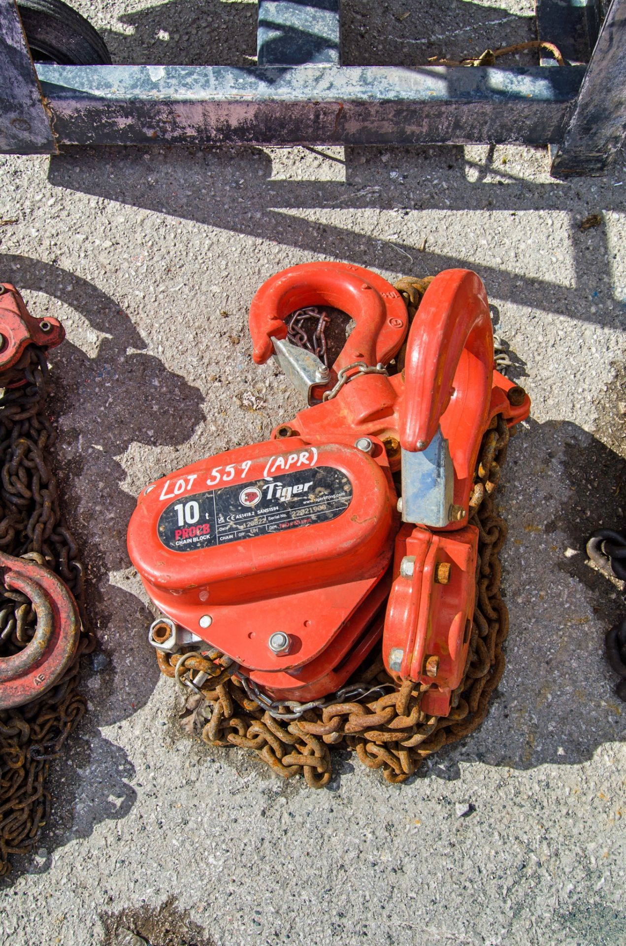 Tiger 10 tonne chain block A1274632