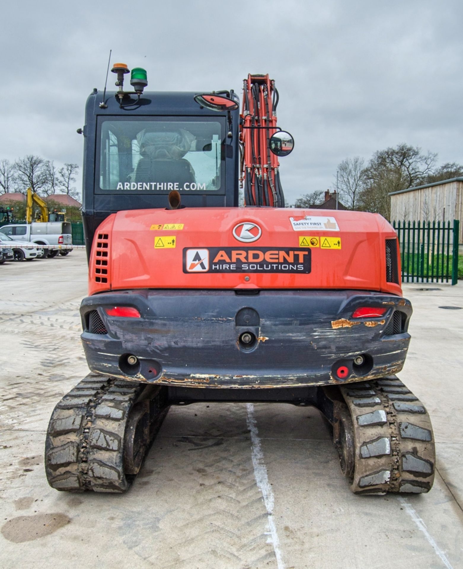 Kubota KX080-4 8 tonne rubber tracked excavator Year: 2019 S/N: 47442 Recorded Hours: 3058 piped, - Image 6 of 26