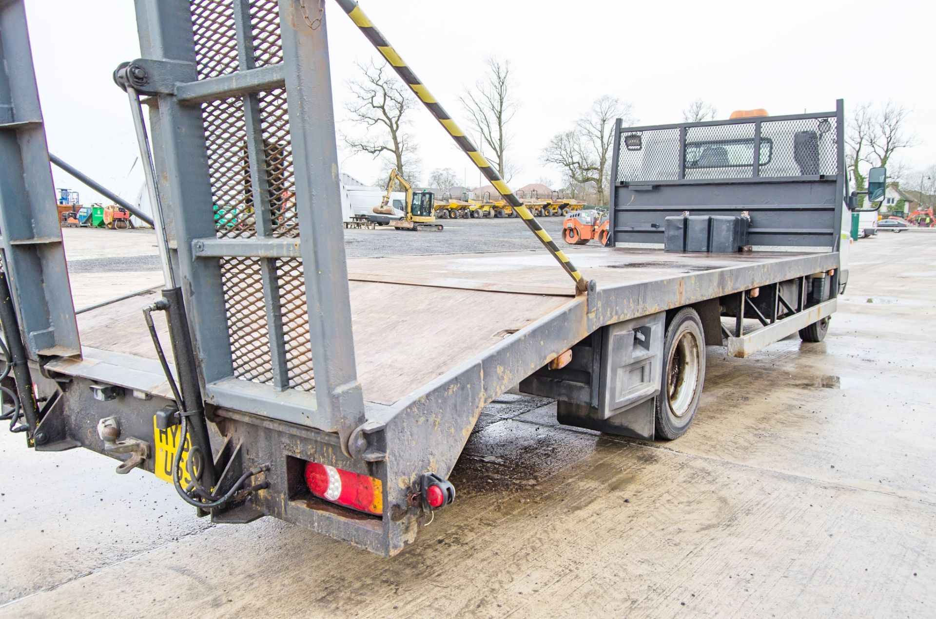 Mitsubishi Fuso Canter 7C18  7.5 tonne beaver tail plant lorry Registration Number: HY59 USS Date of - Image 11 of 28