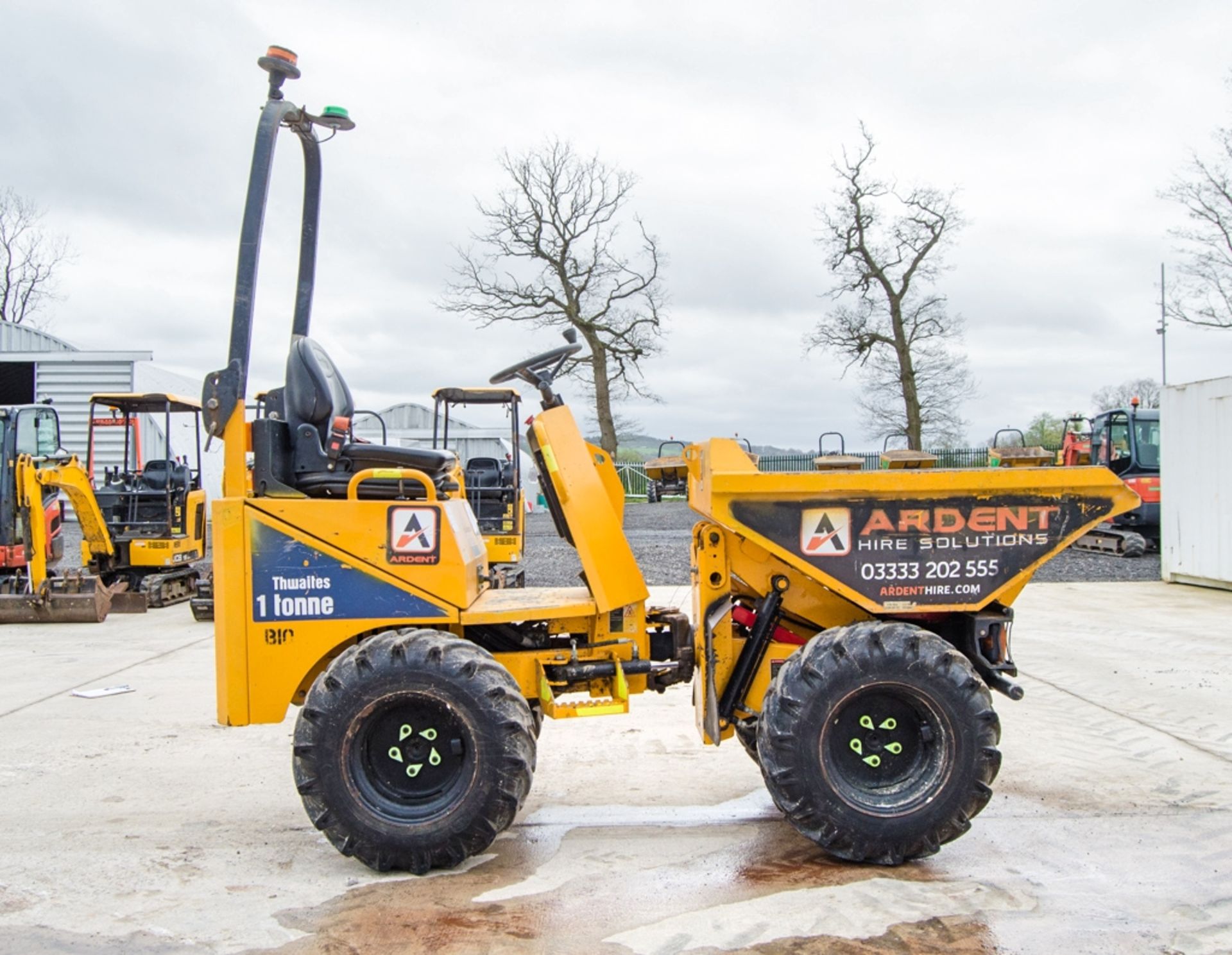 Thwaites 1 tonne hi-tip dumper Year: 2018 S/N: 817E1343 Recorded Hours: 1238 01DU0026 - Image 8 of 23