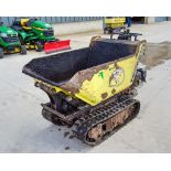 Cormidi C50 500kg petrol driven walk behind rubber tracked hi-tip dumper Year: 2017 S/N: 18821