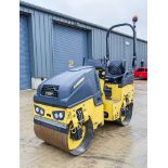 Bomag BW80 AD-5 double drum ride on roller Year: 2018 S/N: 2091011 Recorded Hours: 439
