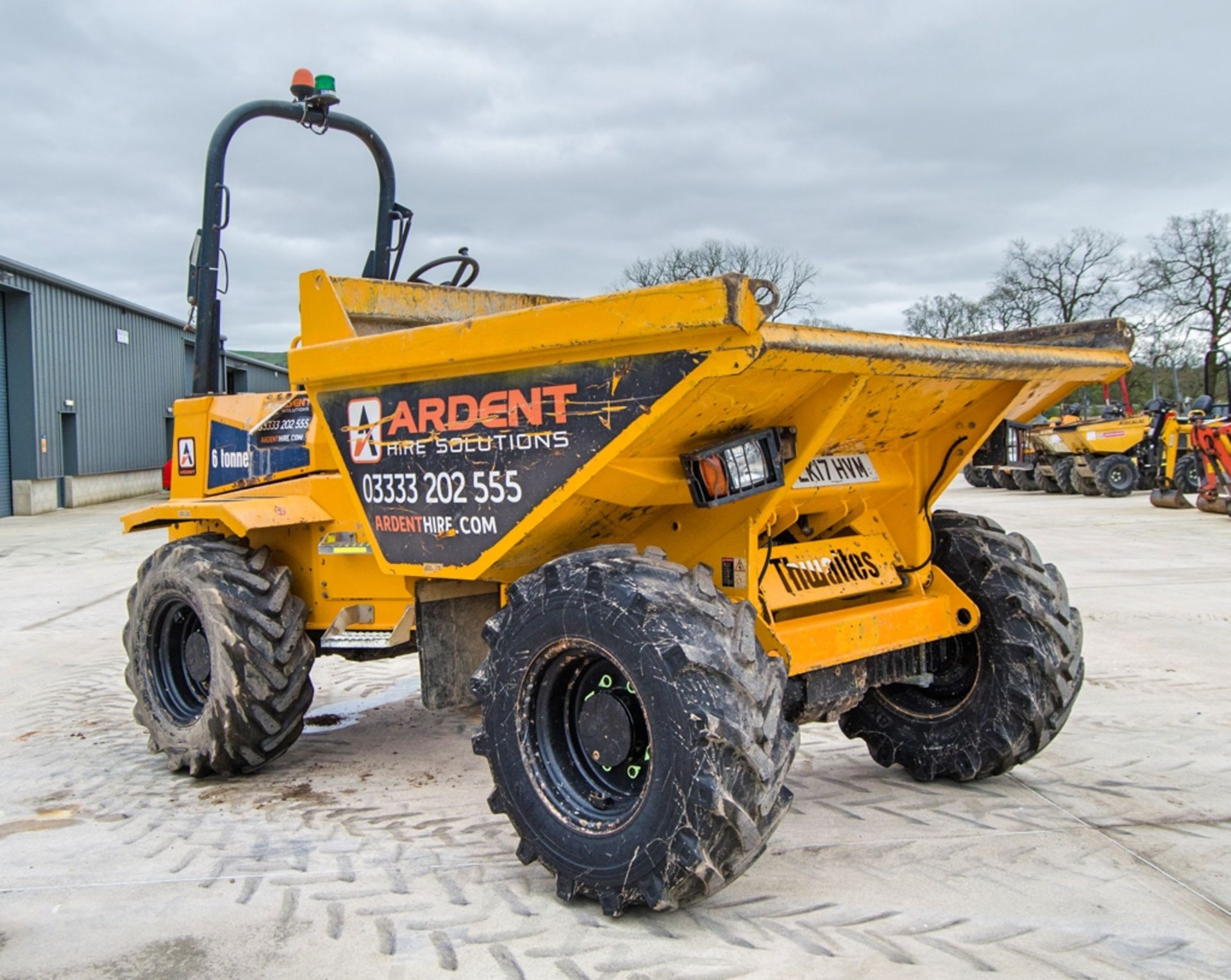 Thwaites 6 tonne straight skip dumper Year: 2017 S/N: 701D9924 Recorded Hours: 1214 06DU0032 - Image 2 of 23