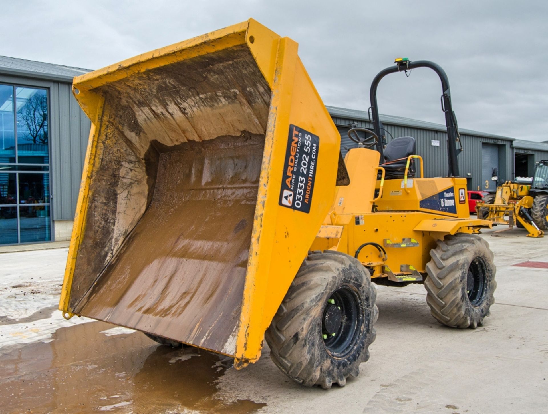 Thwaites 6 tonne straight skip dumper Year: 2019 S/N: 1905E5025 Recorded Hours: 1023 06DU0060 - Image 9 of 22