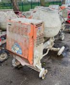 Belle Premier 100XT diesel driven electric start site mixer 1315008 ** Pull cord assembly & 1 tyre