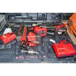 Milwaukee M18 FDMP 18v cordless magnetic mount drill for spares c/w charger and carry case ** No