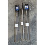 3 - Hex 250mm extension rods ** New & unused **