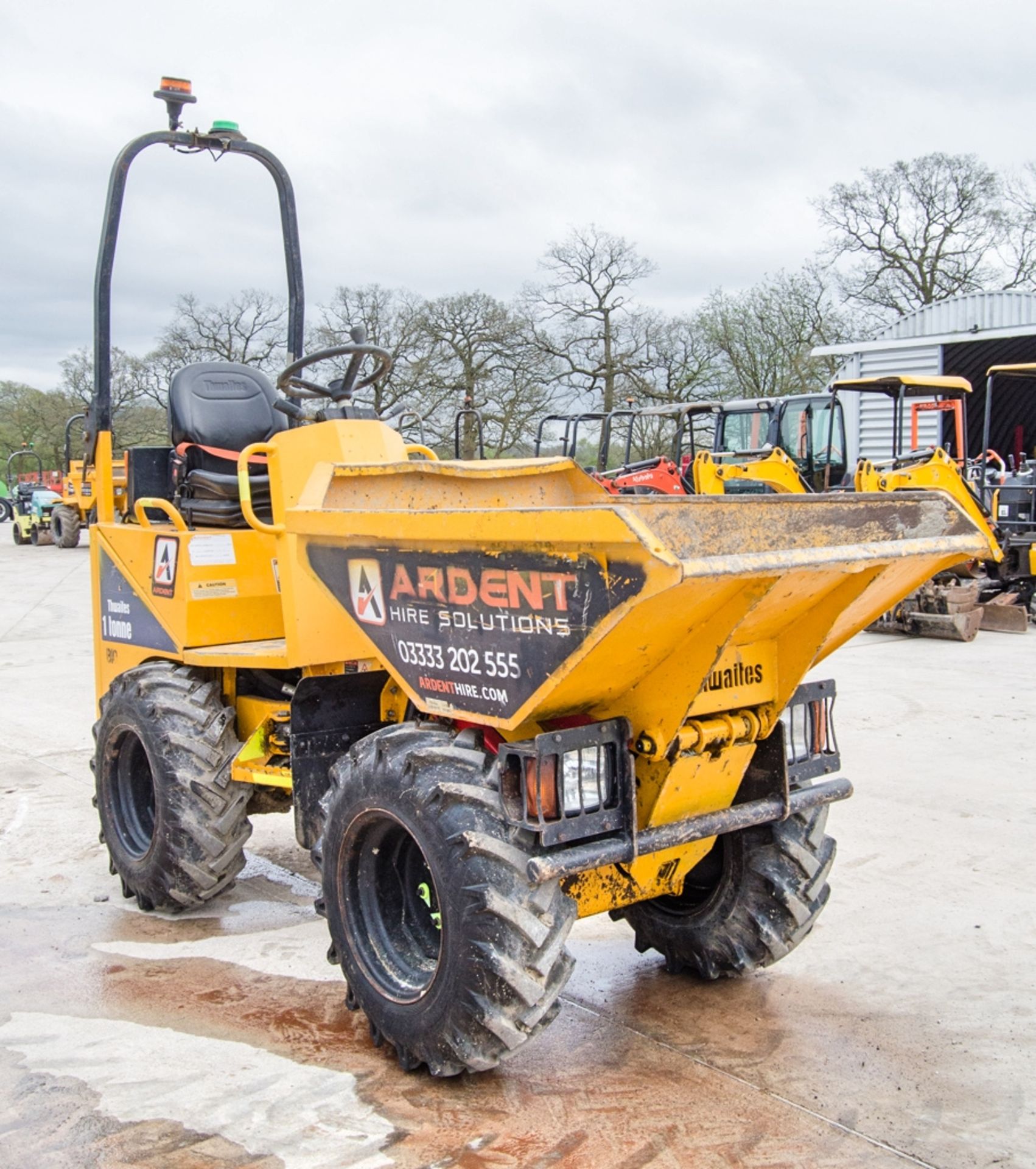 Thwaites 1 tonne hi-tip dumper Year: 2018 S/N: 817E1343 Recorded Hours: 1238 01DU0026 - Image 2 of 23