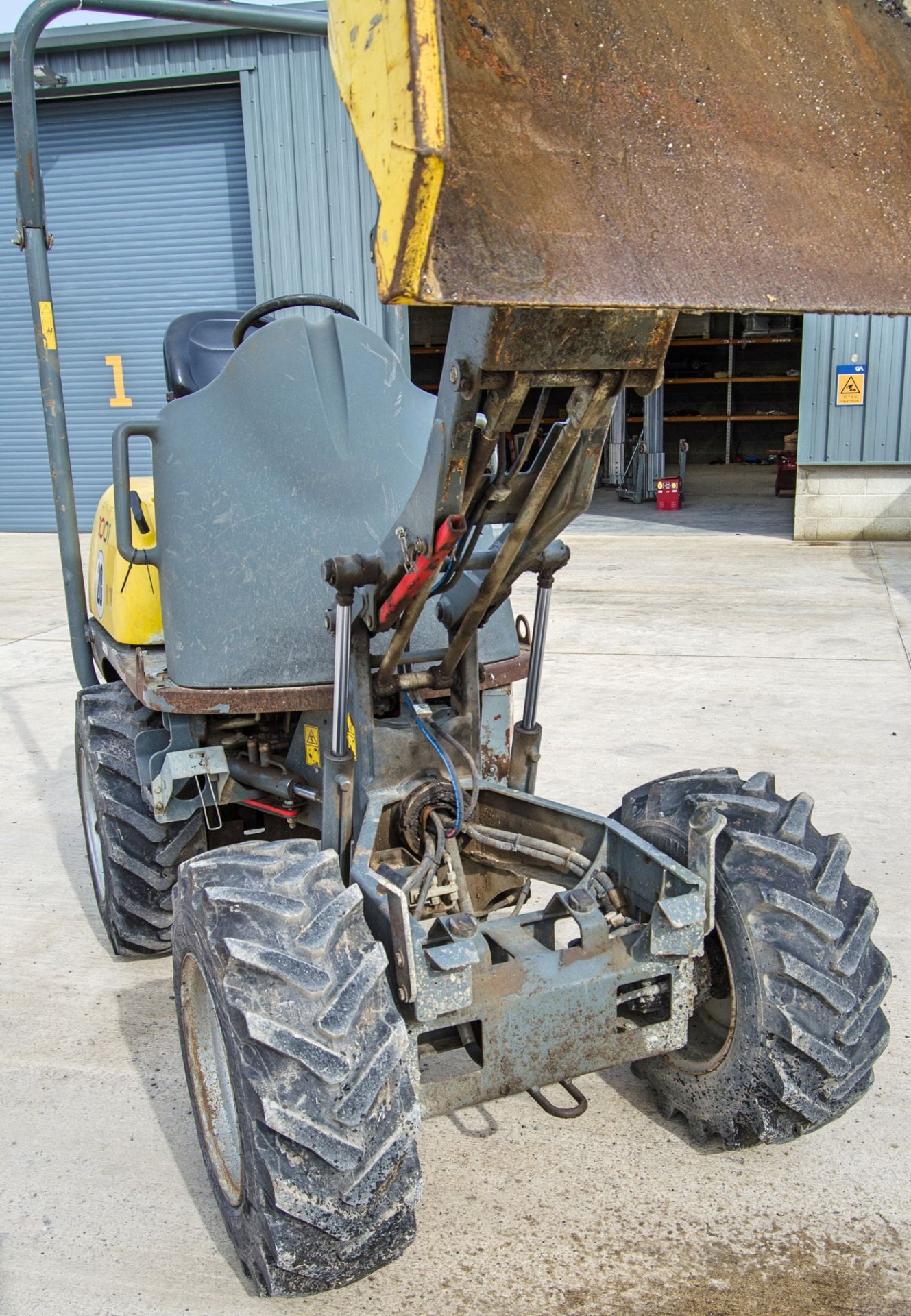 Wacker Neuson 1001 1 tonne hi-tip dumper Year: 2016 S/N: CPAL00691 Recorded Hours: 1238 A742185 - Image 11 of 24