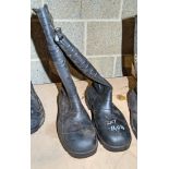 Pair of size 8 Tomcat steel toe cap wellington boots