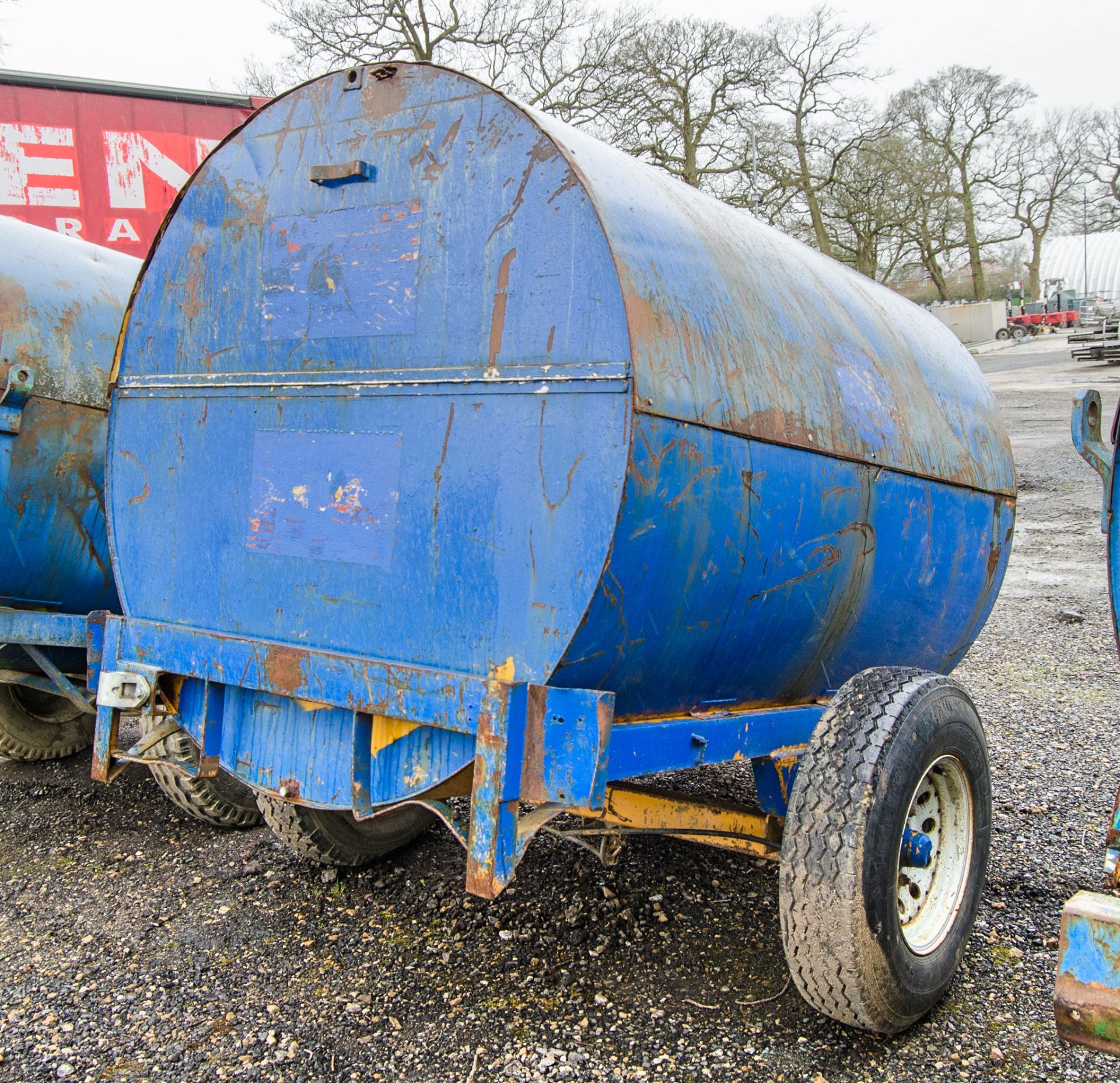 Trailer Engineering 2140 litre site tow bunded fuel bowser c/w manual pump, delivery hose & nozzle - Bild 3 aus 7