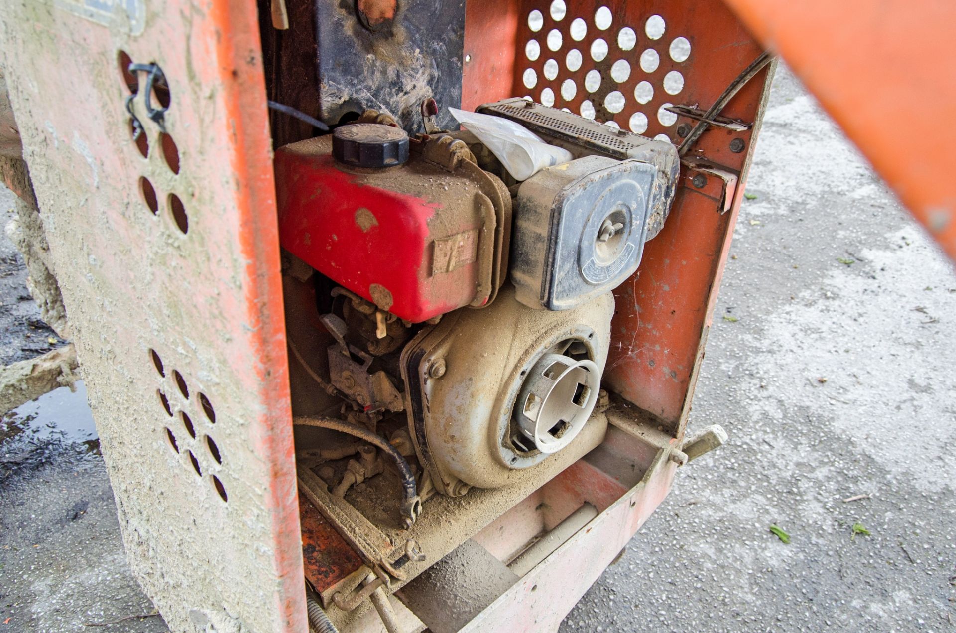 Belle Premier 100XT diesel driven electric start site mixer 1315008 ** Pull cord assembly & 1 tyre - Image 3 of 3