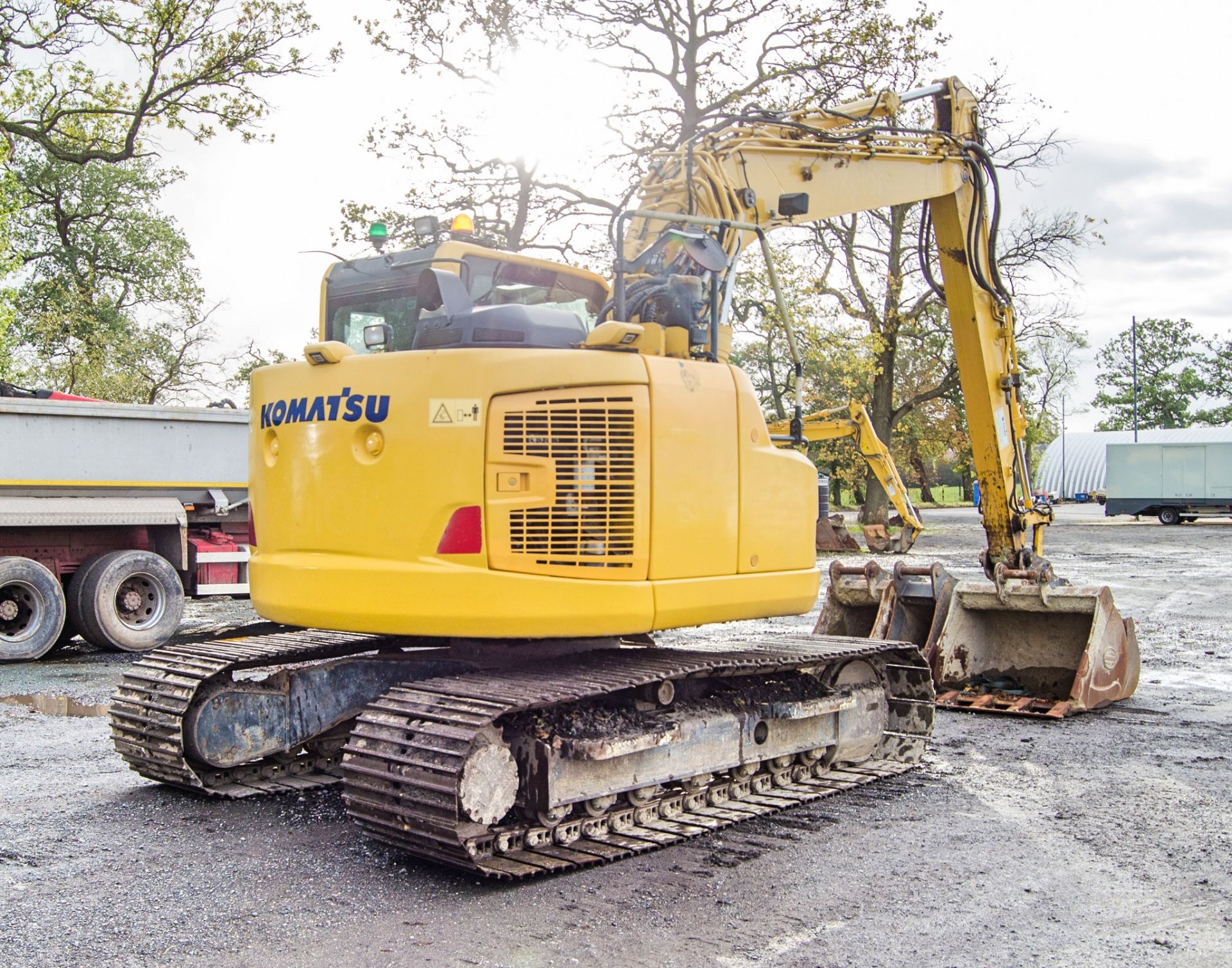 Komatsu PC138 US-11 13.8 tonne steel tracked excavator Year: 2018 S/N: JUF50689 Recorded Hours: 4803 - Image 3 of 29