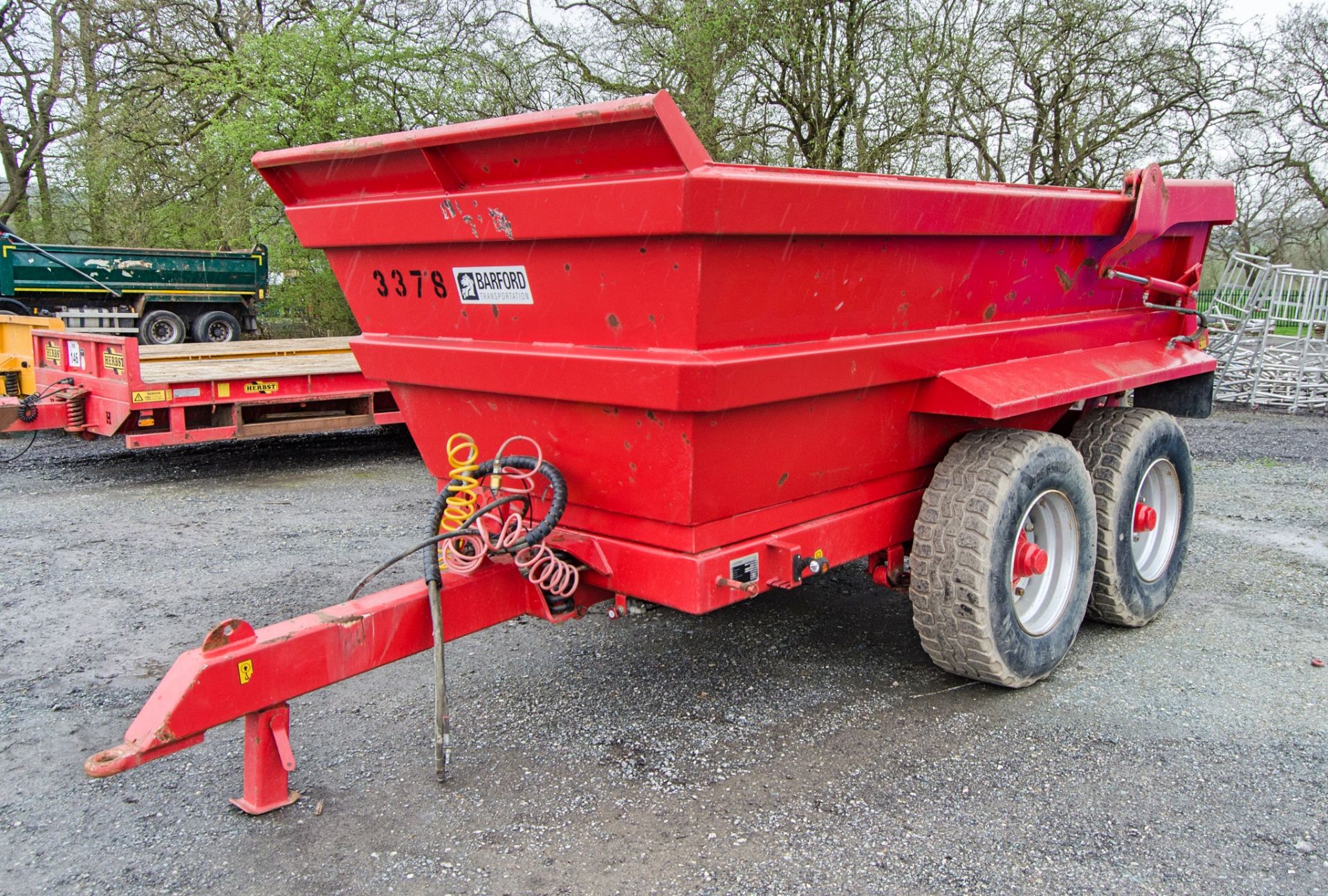 Barford D15 15 tonne dump trailer Year: 2022 S/N: 400318 3378