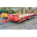 Herbst tri-axle low loader trailer Length from headboard to lifting ramps: 26ft Year: 2019 S/N: