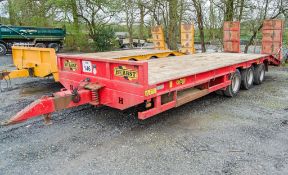 Herbst tri-axle low loader trailer Length from headboard to lifting ramps: 26ft Year: 2019 S/N: