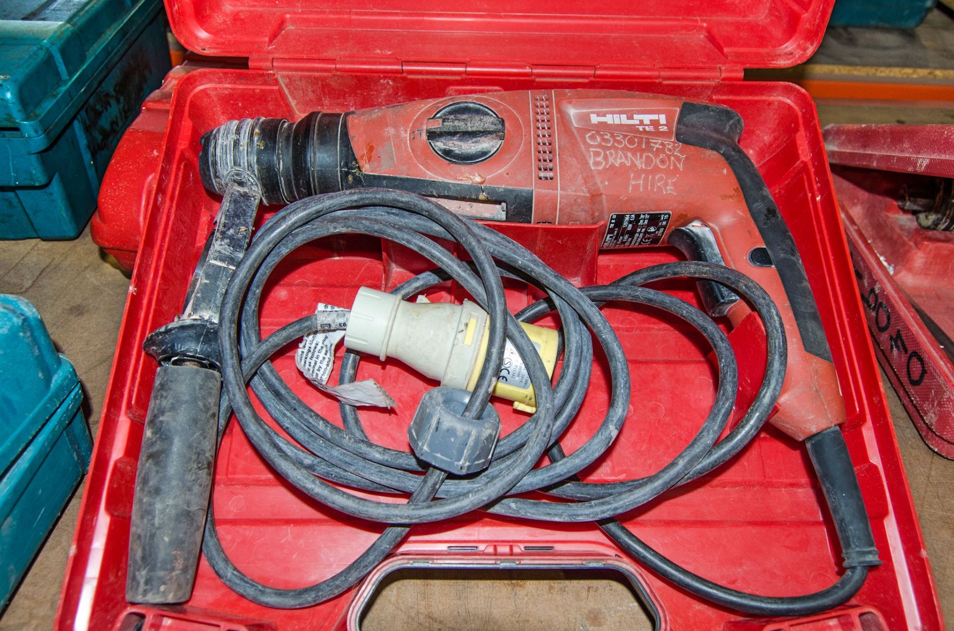 Hilti TE2 110v SDS rotary hammer drill c/w carry case 03301782