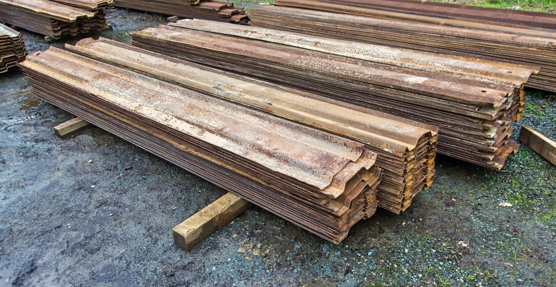 4 - stacks of 12 ft sheet piles