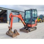 Kubota KX016-4 1.5 tonne rubber tracked excavator Year: 2017 S/N: 61044 Recorded Hours: 2260