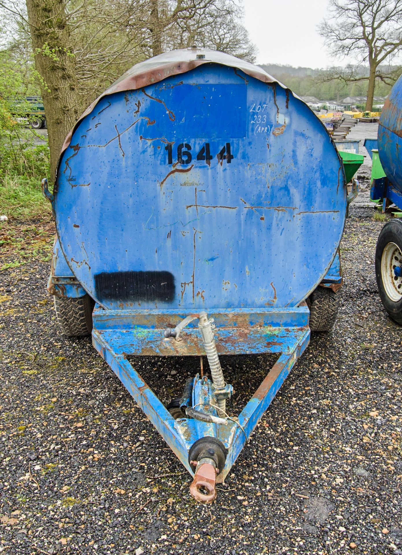 Trailer Engineering 2140 litre site tow bunded fuel bowser c/w manual pump, delivery hose & nozzle - Bild 5 aus 7