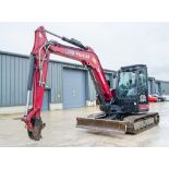 Yanmar VI0 82 VIPPS 2i 8 tonne steel tracked excavator Year: 2022 S/N: J00962 Recorded Hours: 929