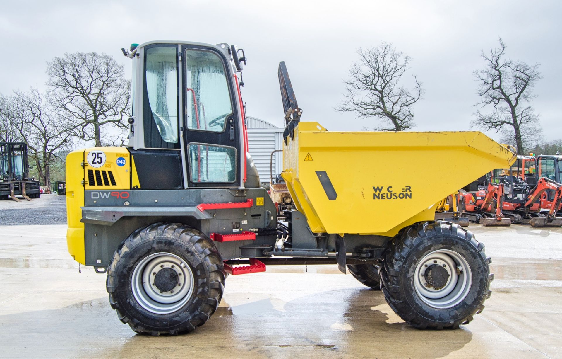 Wacker Neuson DW90 9 tonne straight skip cabbed dumper Year: 2022 S/N: K00000302 Recorded Hours: 502 - Bild 8 aus 22