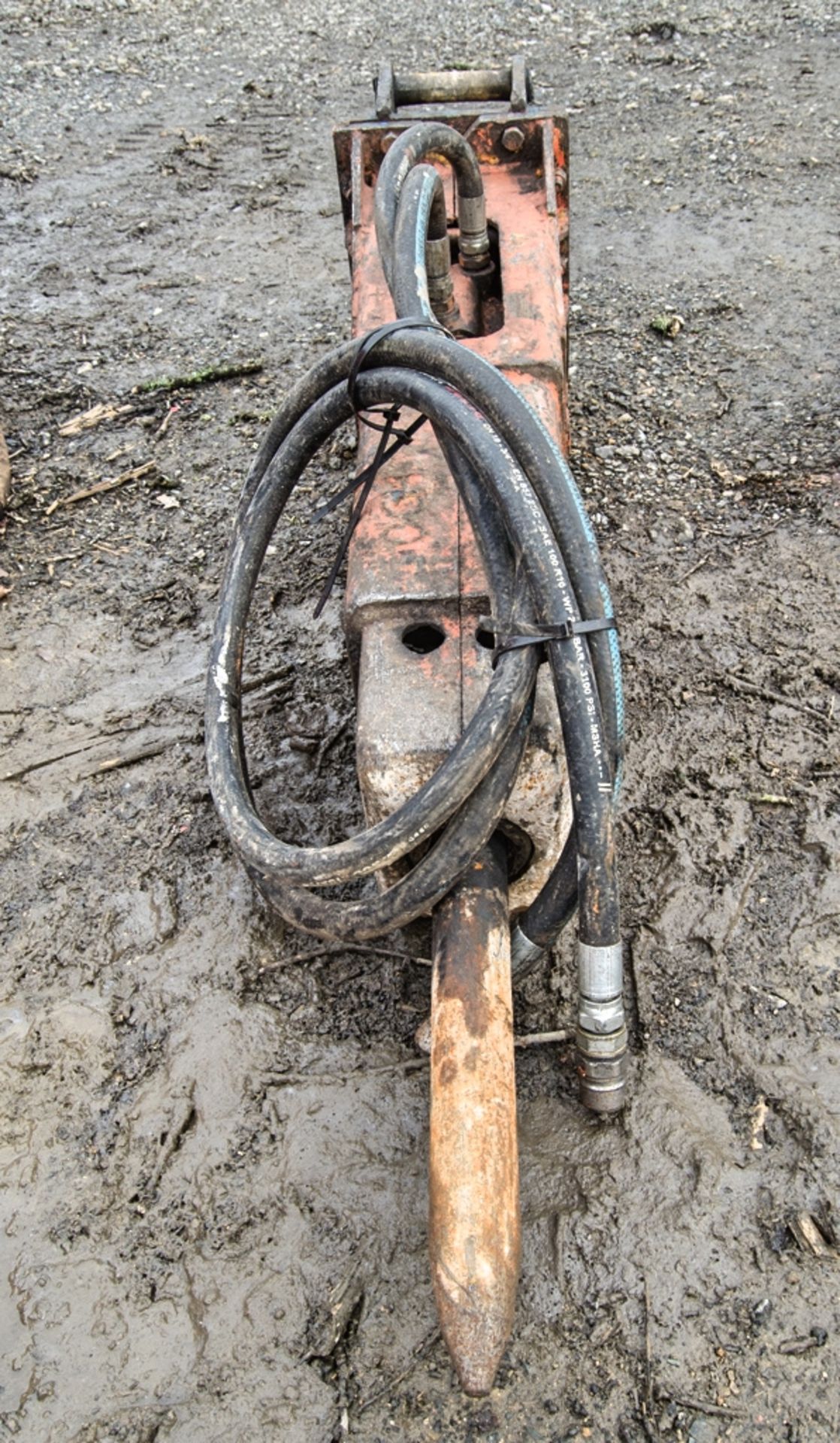 Indeco hydraulic breaker to suit excavator Pin diameter: 35mm Pin centres: 190mm Pin width: 140mm - Bild 4 aus 4