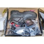 Pair of size 7 V12 steel toe cap work boots