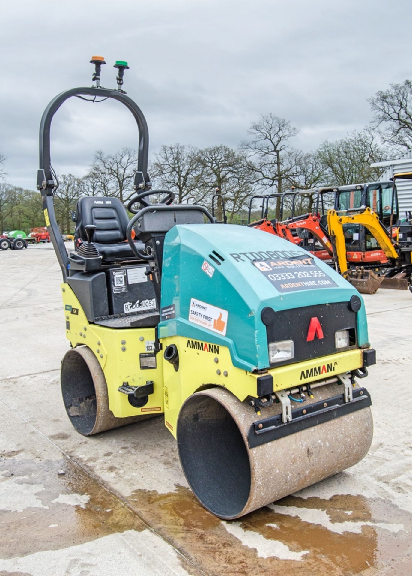 Ammann ARX12 double drum ride on roller Year: 2021 S/N: 3003619 Recorded Hours: 277 RTD080052 - Image 2 of 20
