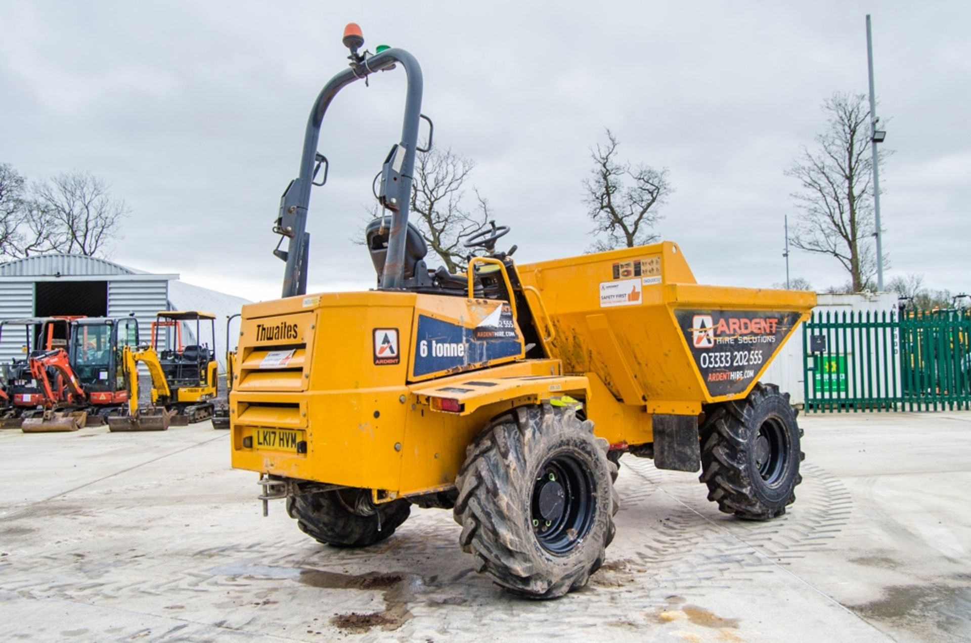 Thwaites 6 tonne straight skip dumper Year: 2017 S/N: 701D9924 Recorded Hours: 1214 06DU0032 - Image 3 of 23