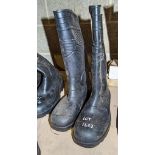 Pair of size 7 Proman steel toe cap wellington boots