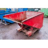 Invicta steel tipping skip A758369