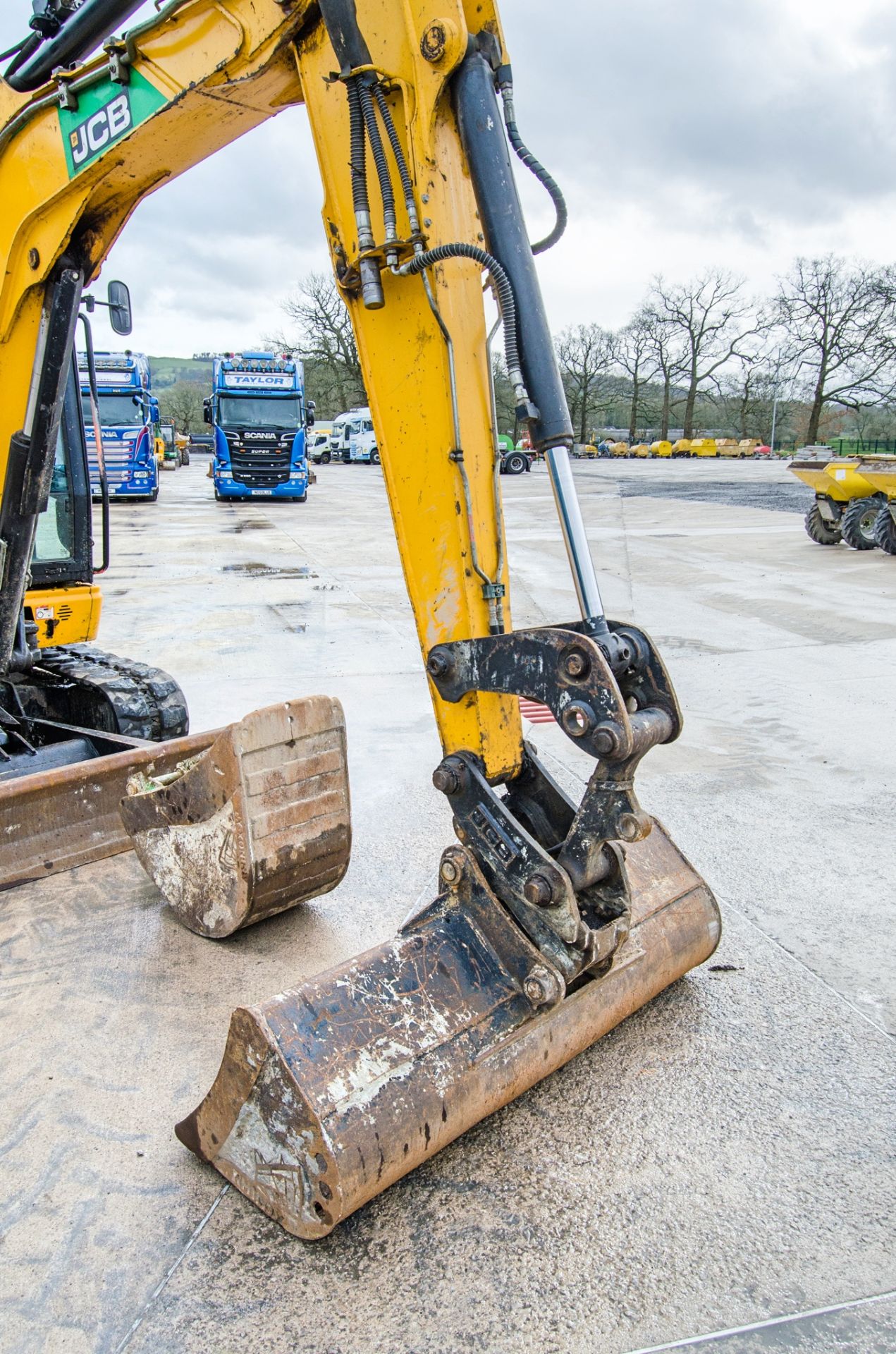 JCB 65 R-1 6.5 tonne rubber tracked excavator Year: 2015 S/N: 1914102 Recorded Hours: 161 (Clock - Image 15 of 26