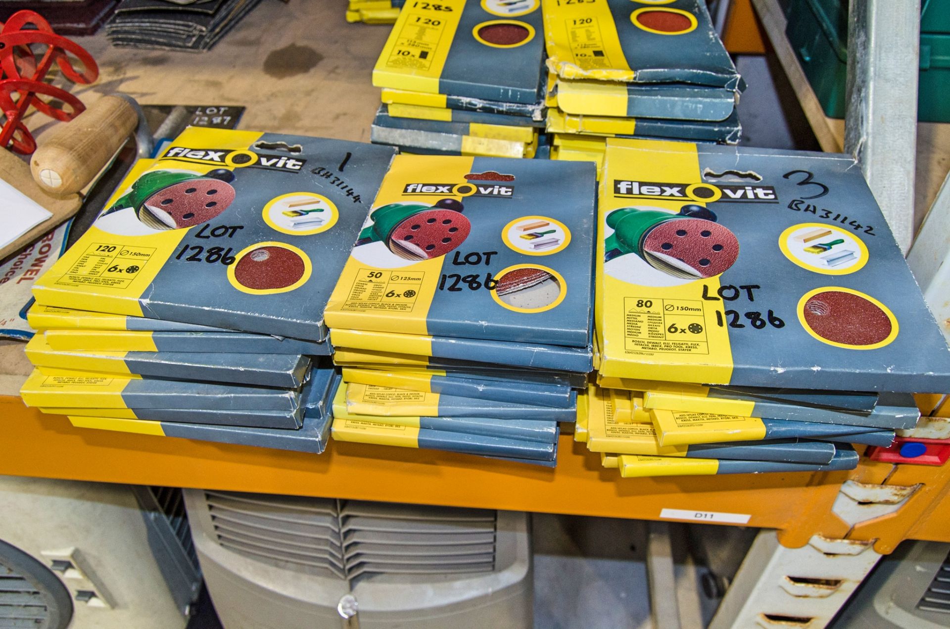 30 - Boxes of Flexovit sanding discs (6 per box)