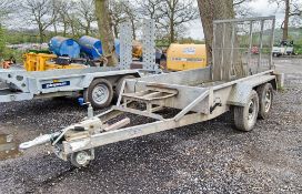 Indespension AD2000 8ft x 4ft tandem axle plant trailer S/N: 080598 50