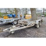 Indespension AD2000 8ft x 4ft tandem axle plant trailer S/N: 080598 50