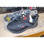 Pair of size 4 Sroter steel toe cap trainers
