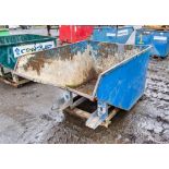 Conquip steel tipping skip A1124587